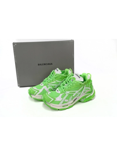 PKGoden    Balenciaga Runner White Green 677402 W3RBM 3590 01