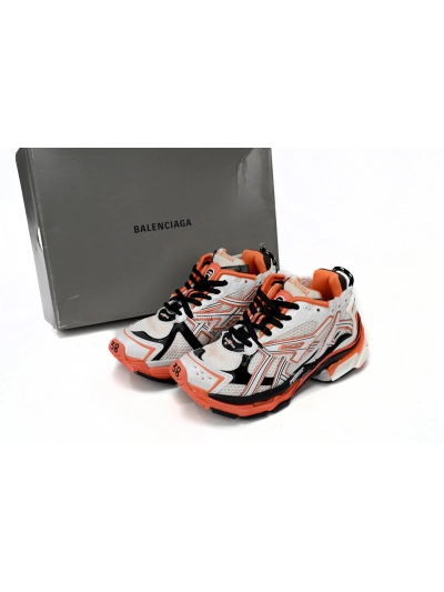 PKGoden Balenciaga Runner White Orange Black 677402 W3RB7 9051 02
