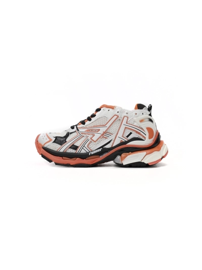 PKGoden Balenciaga Runner White Orange Black 677402 W3RB7 9051 01