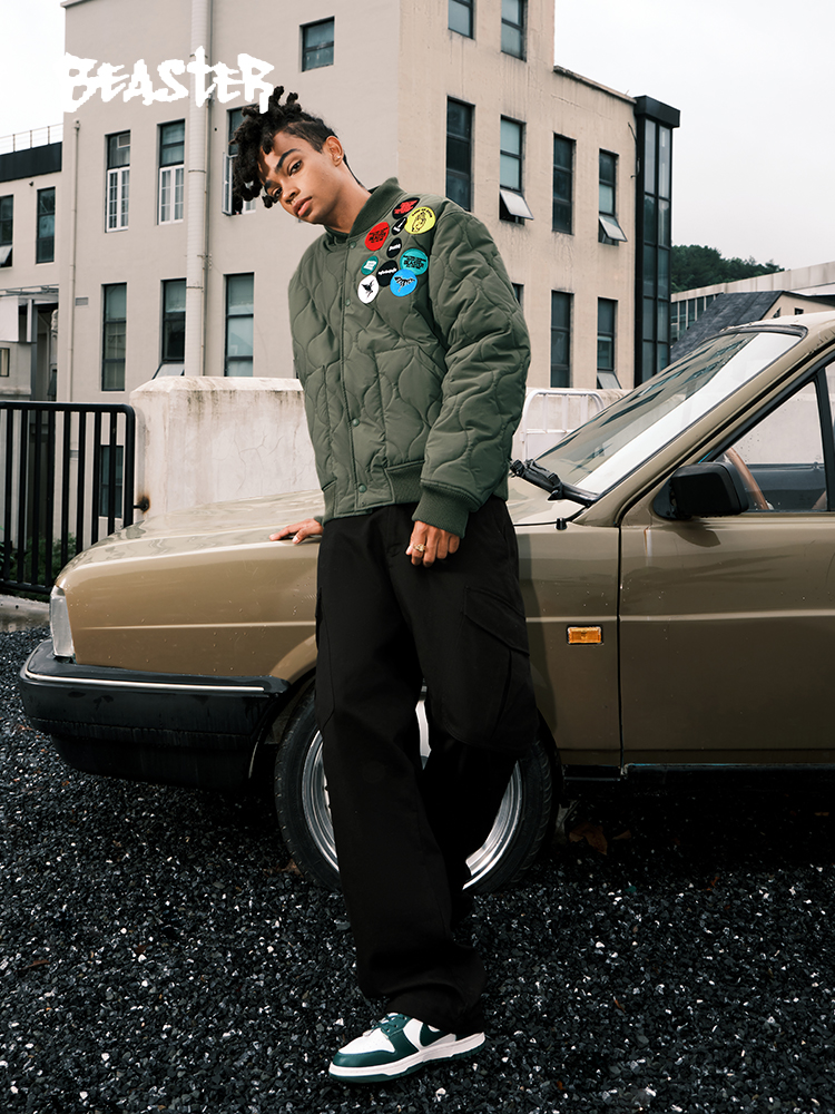 Beaster man's cotton clothes BR L091 Streetwear, B34516S246