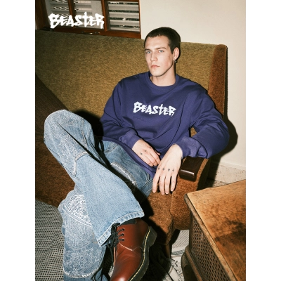 Beaster man's and Women's crew neck sweatshirt BR L003 Streetwear, B33302B292 02