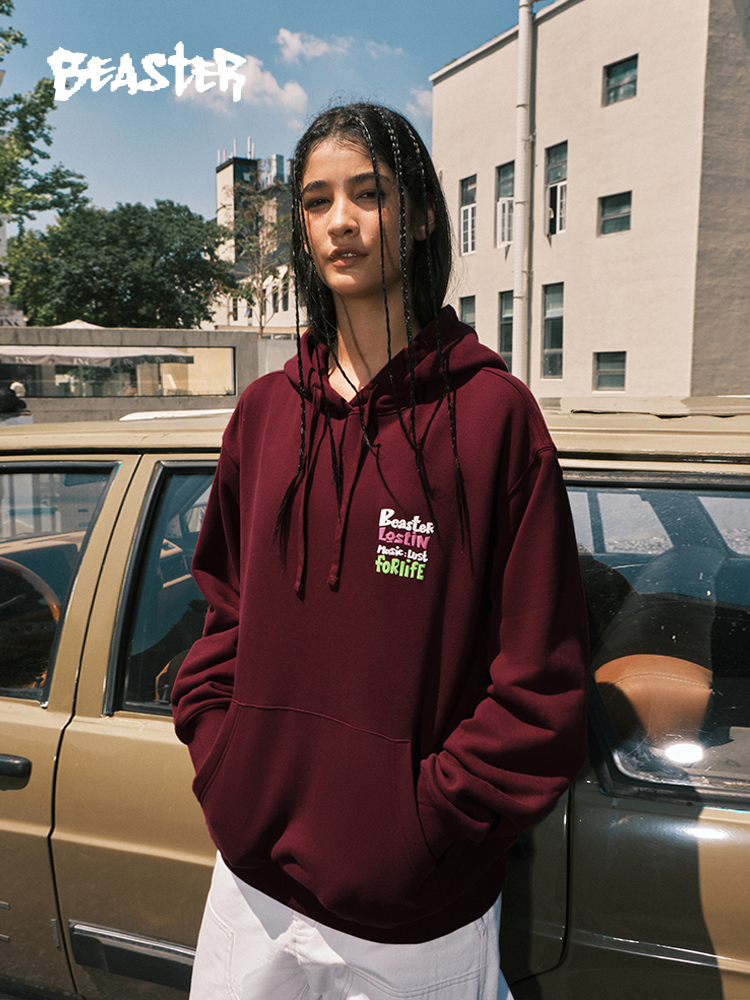 Beaster man's and Women's hooded sweatshirt BR L007 Streetwear, B34408S256