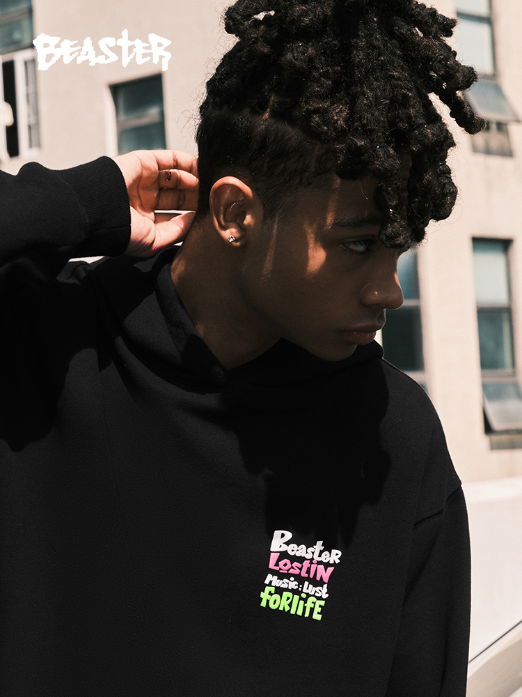 Beaster man's and Women's hooded sweatshirt BR L007 Streetwear, B34408S256