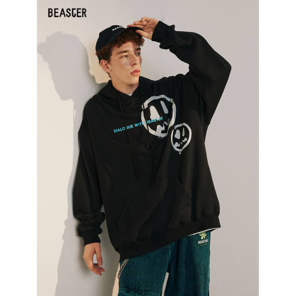 Beaster man's and Women's hooded sweatshirt BR L020 Streetwear, B042091228-308127