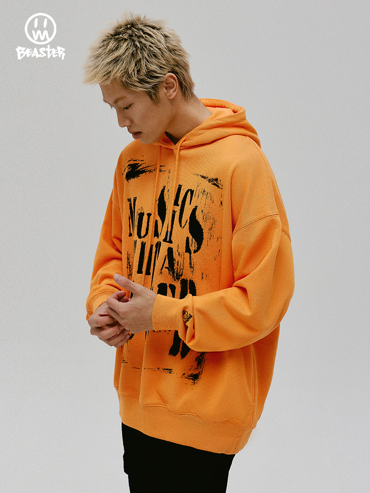 Beaster man's and Women's hoodie sweatshirt BR L039 Streetwear, B31408D035