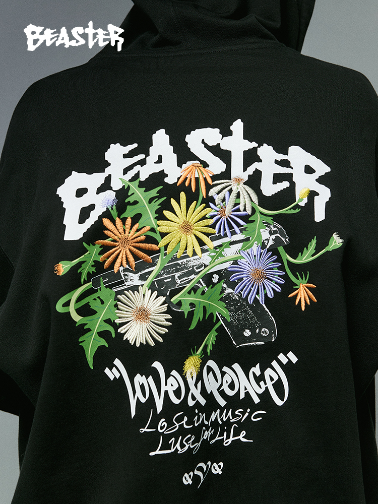 Beaster man's and Women's hoodie sweatshirt BR L050 Streetwear, B34211U220