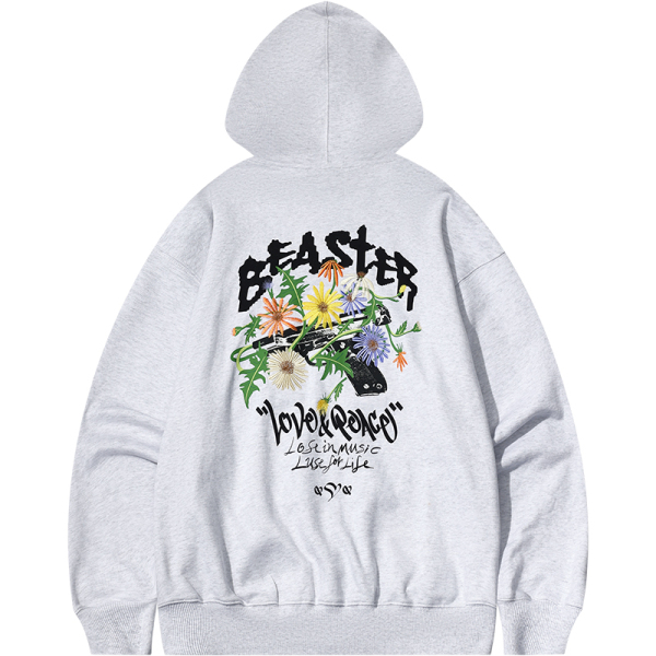 Beaster man's and Women's hoodie sweatshirt BR L050 Streetwear, B34211U220