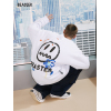 Beaster man's crew neck sweatshirt BR L010 Streetwear, B032082064