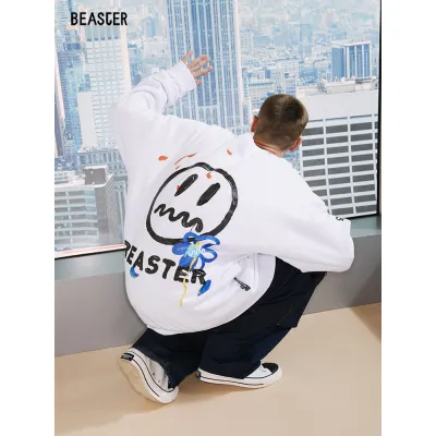 Beaster man's crew neck sweatshirt BR L010 Streetwear, B032082064 02