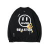 Beaster man's crew neck sweatshirt BR L010 Streetwear, B032082064