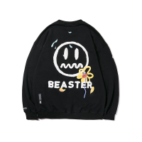 Beaster man's crew neck sweatshirt BR L010 Streetwear, B032082064