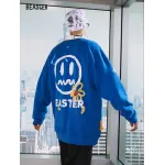 Beaster man's crew neck sweatshirt BR L010 Streetwear, B032082064