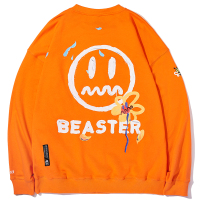 Beaster man's crew neck sweatshirt BR L010 Streetwear, B032082064