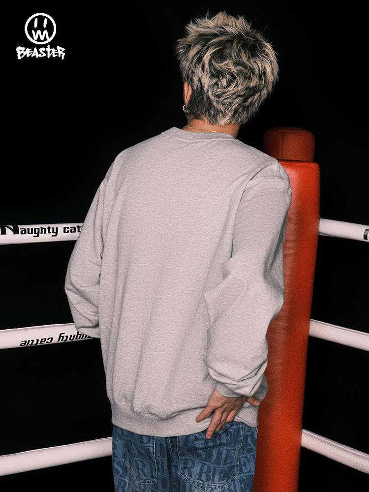 Beaster man's crew neck sweatshirt BR L042 Streetwear, B31208H207