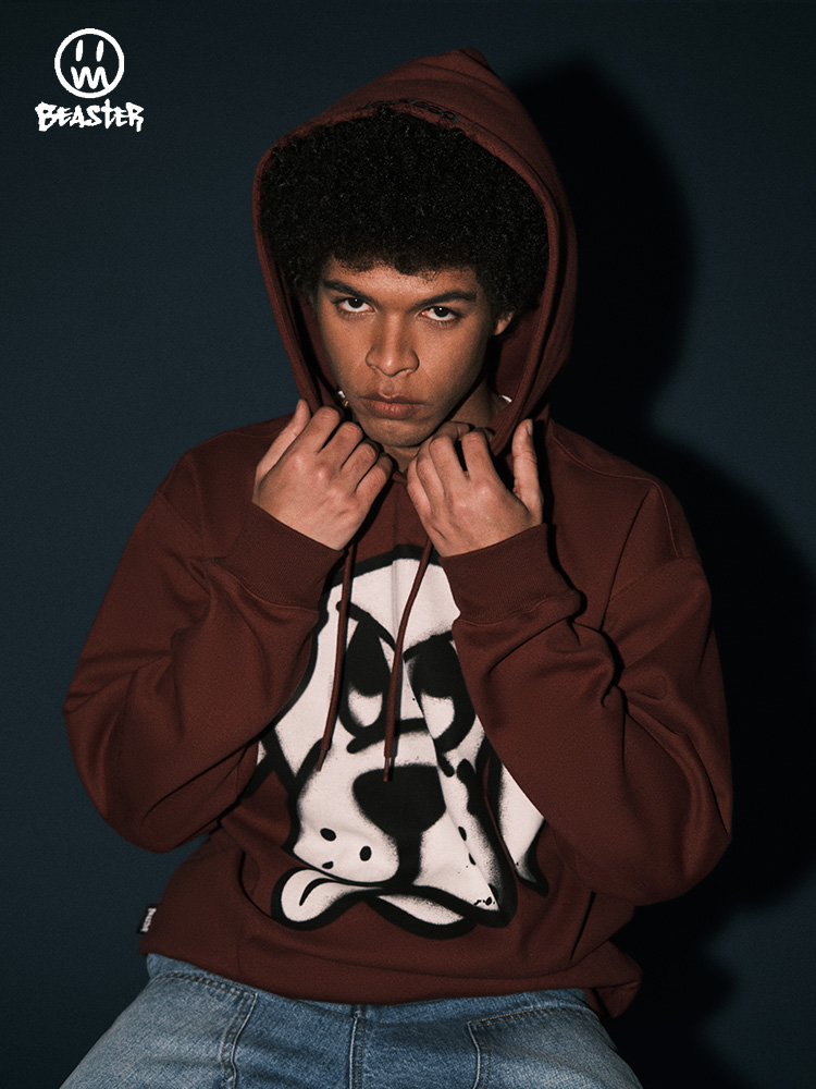 Beaster man's hooded sweatshirt BR L017 Streetwear, B31508W233