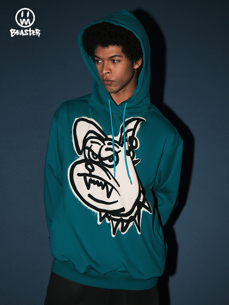 Beaster man's hooded sweatshirt BR L017 Streetwear, B31508W233