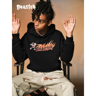  Beaster man's hoodie sweatshirt BR L023 Streetwear, B34108X277 02