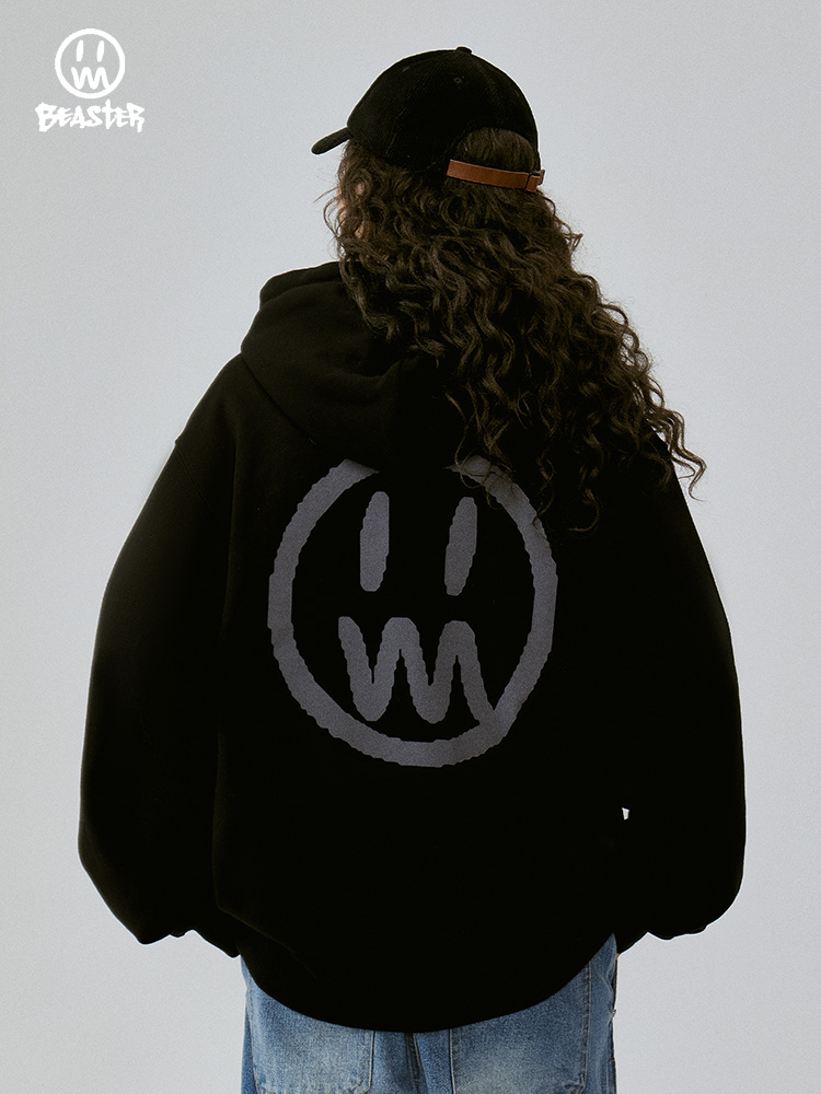 Beaster man's and Women's hoodie sweatshirt BR L027 Streetwear, B31508A126