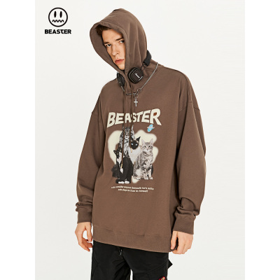 Beaster man's and Women's hoodie sweatshirt BR L045 Streetwear, B23408G020