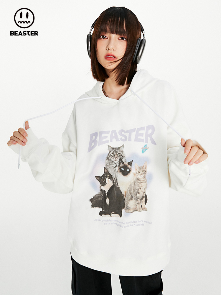 Beaster man's and Women's hoodie sweatshirt BR L045 Streetwear, B23408G020
