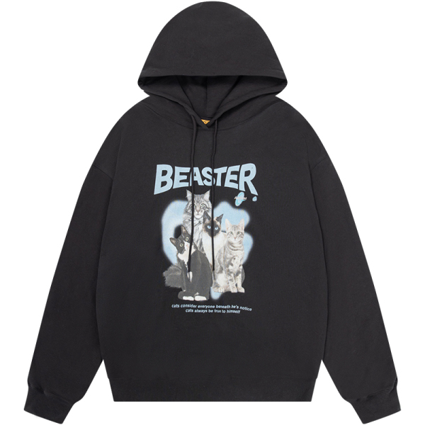 Beaster man's and Women's hoodie sweatshirt BR L045 Streetwear, B23408G020