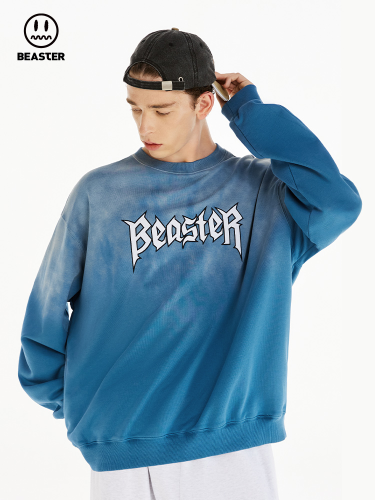 Beaster man's and Women's Round neck sweatshirt BR L051 Streetwear, B23308D008