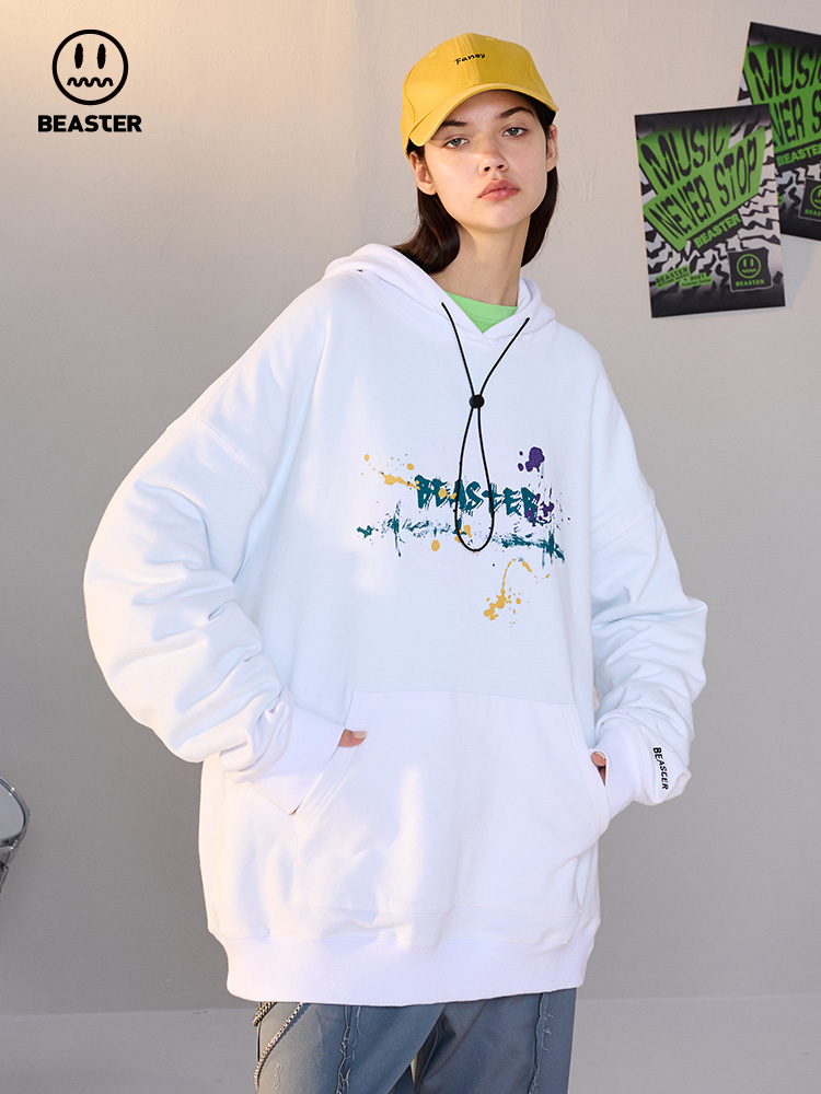 Beaster Women's hooded sweatshirt BR L006 Streetwear, B135081341