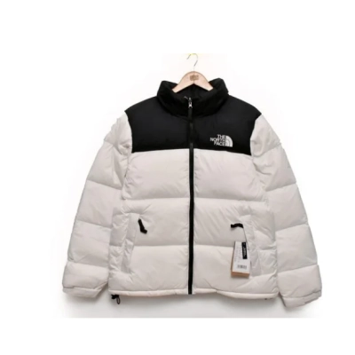 PKGoden  TheNorthFace 1996 Nuptse Down Splicing White And Black 01
