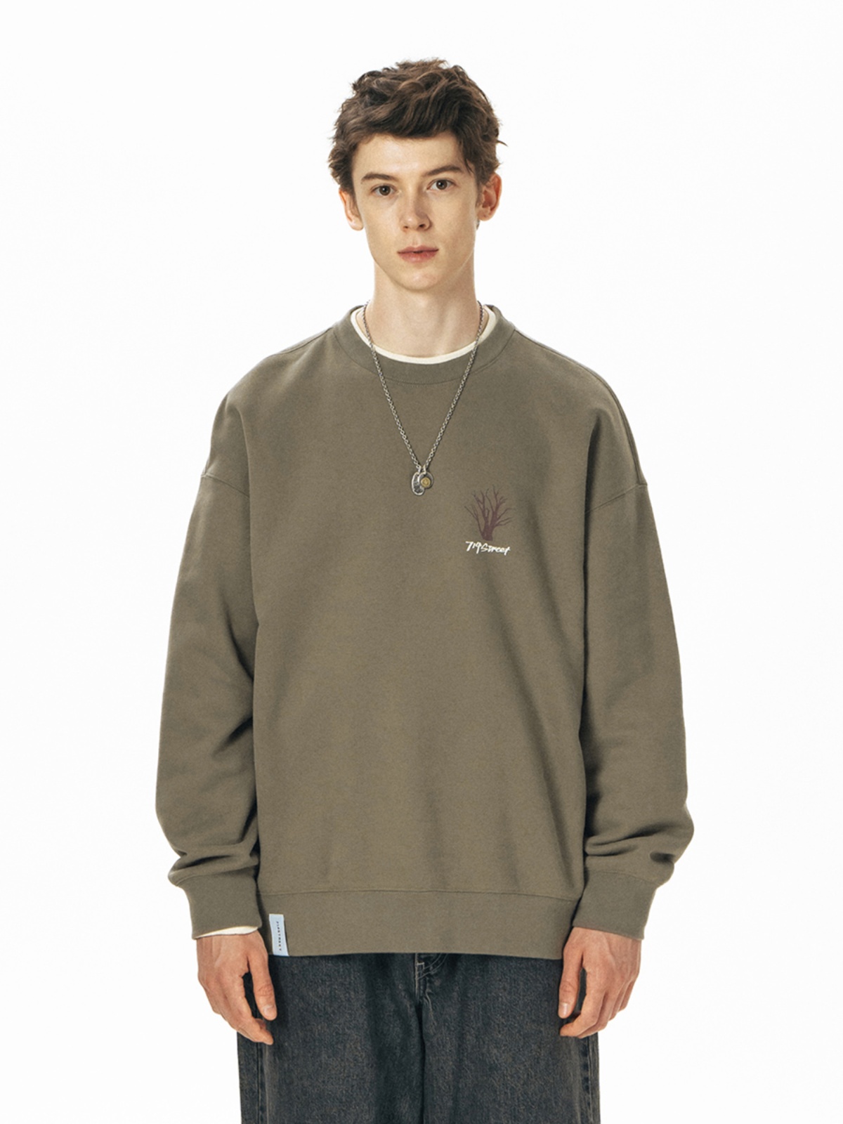 714street Man's and Women's crew neck sweatshirt 7S 029 Streetwear,321352