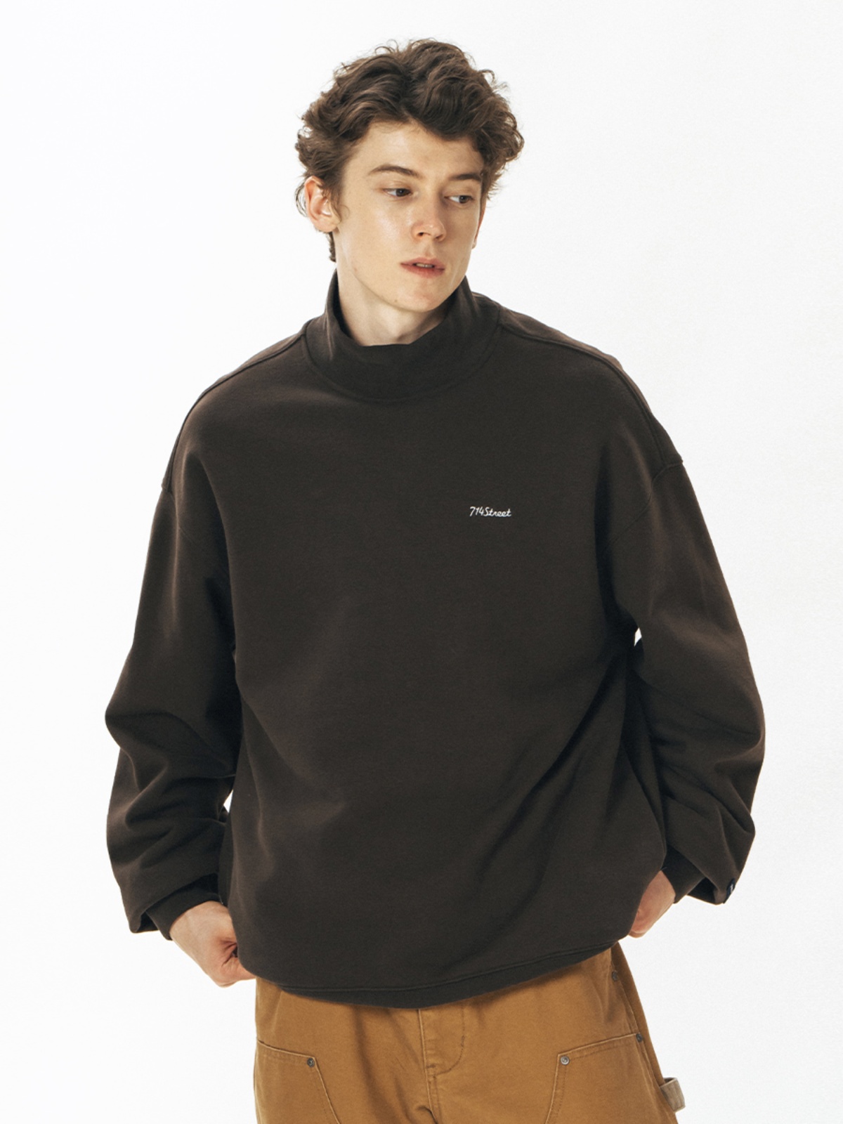 714street Man's and Women's crew neck sweatshirt 7S 040 Streetwear,321306