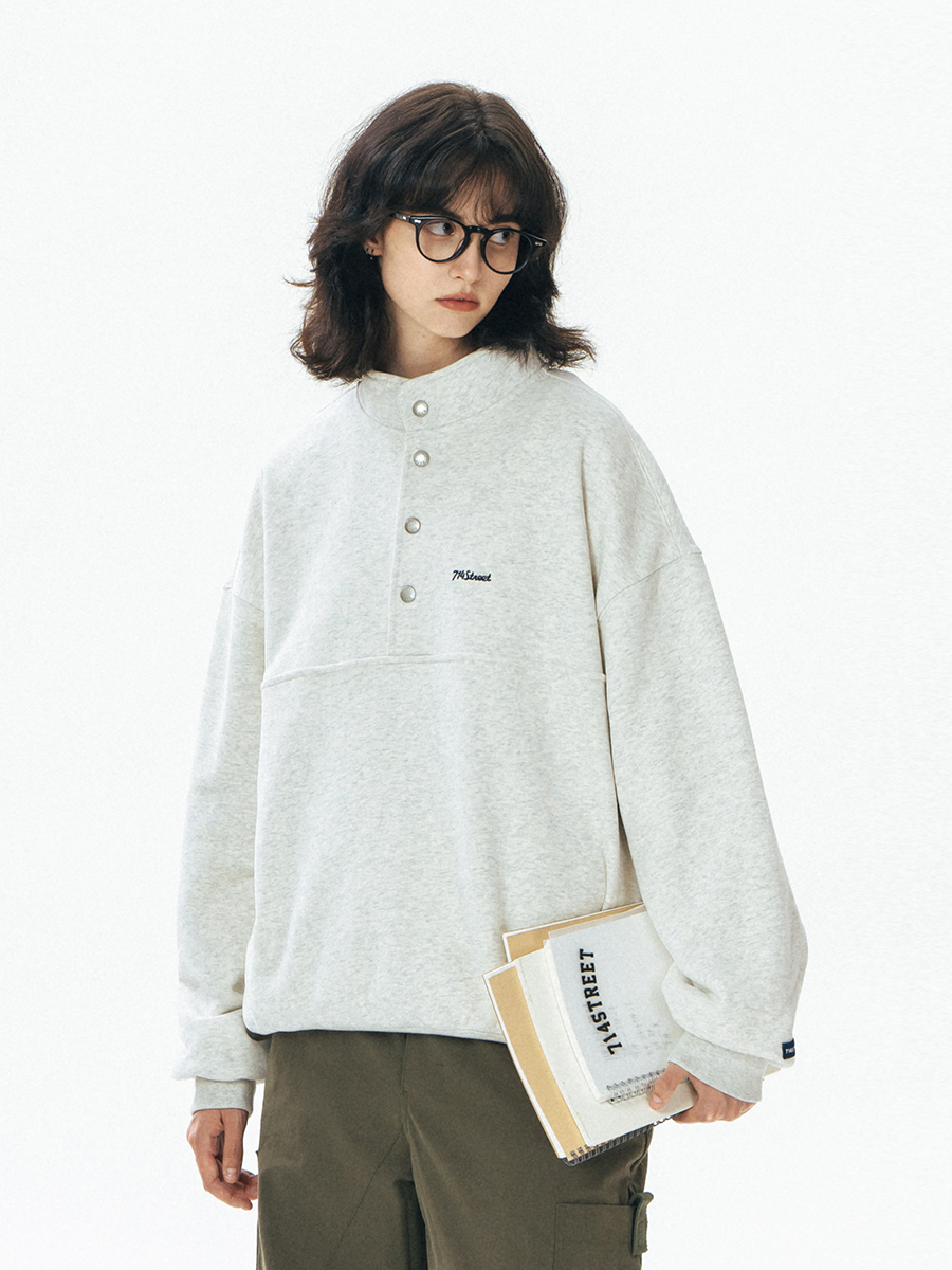 714street Man's and Women's crew neck sweatshirt 7S 041 Streetwear,321303