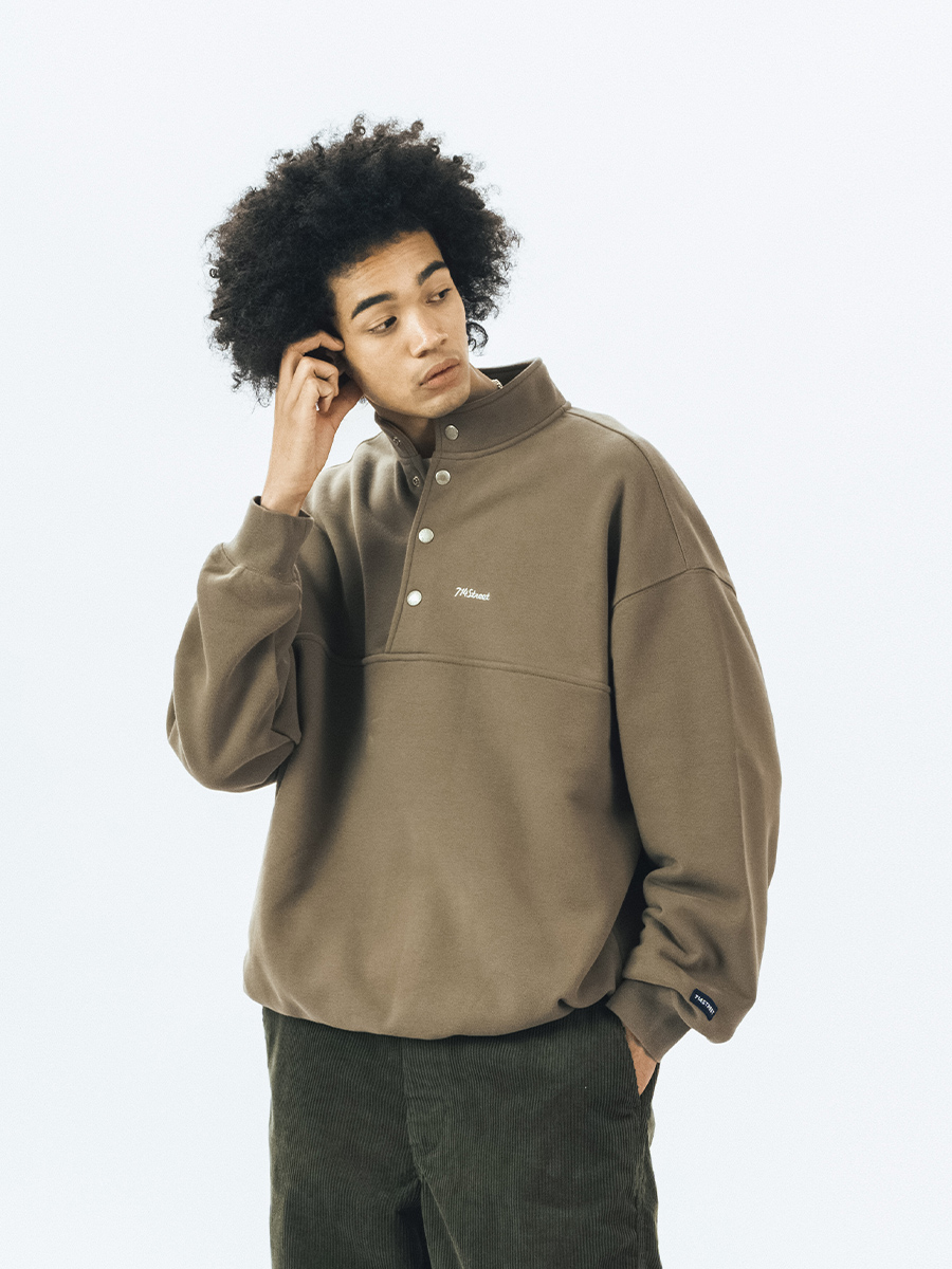 714street Man's and Women's crew neck sweatshirt 7S 041 Streetwear,321303