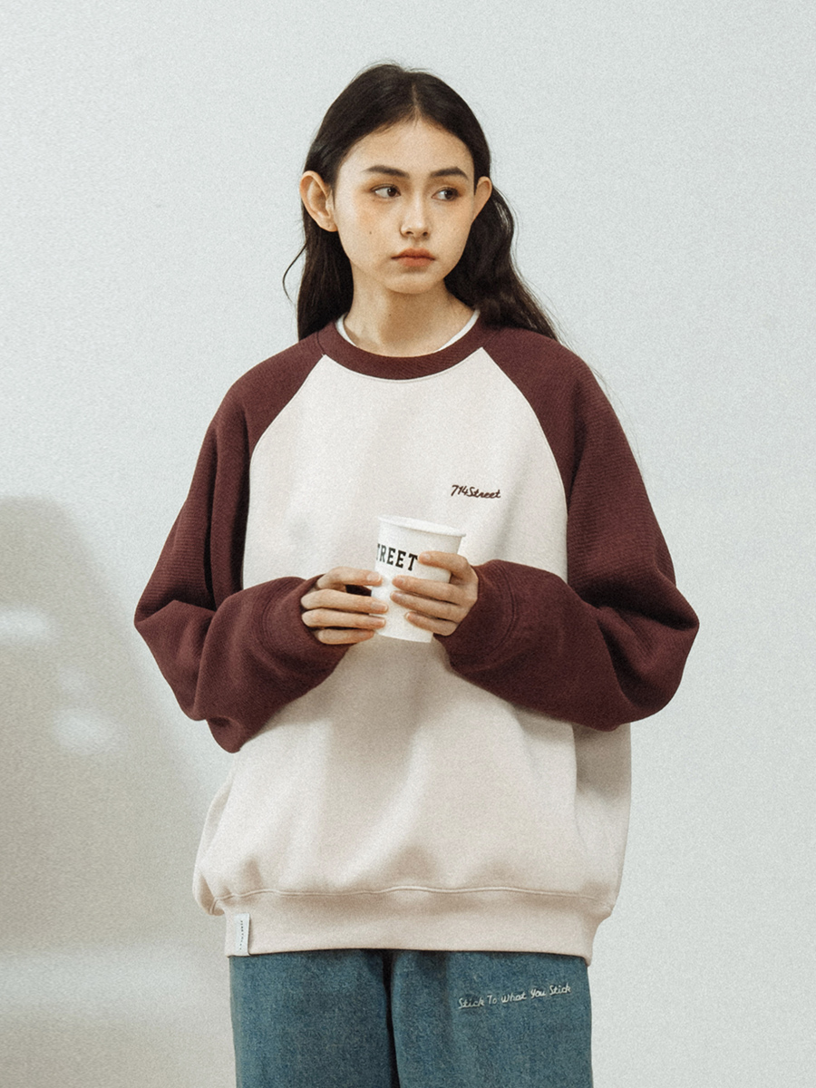 714street Man's and Women's crew neck sweatshirt 7S 044 Streetwear,311306