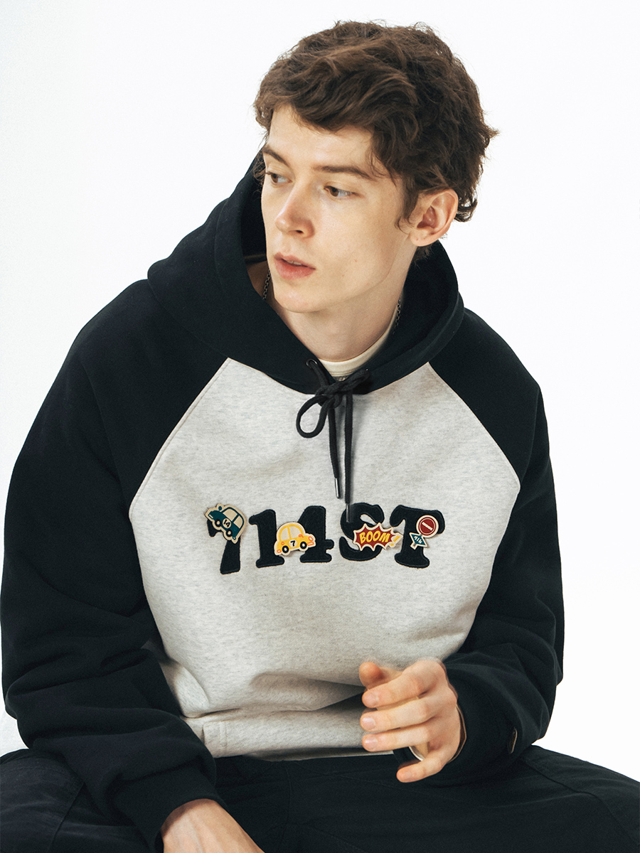 714street Man's and Women's hooded sweatshirt 7S 026 Streetwear,321347