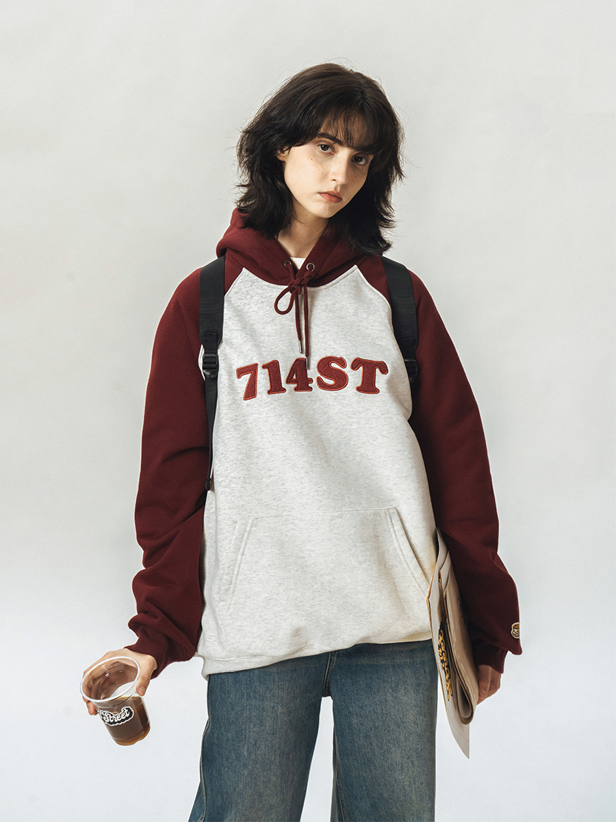 714street Man's and Women's hooded sweatshirt 7S 026 Streetwear,321347