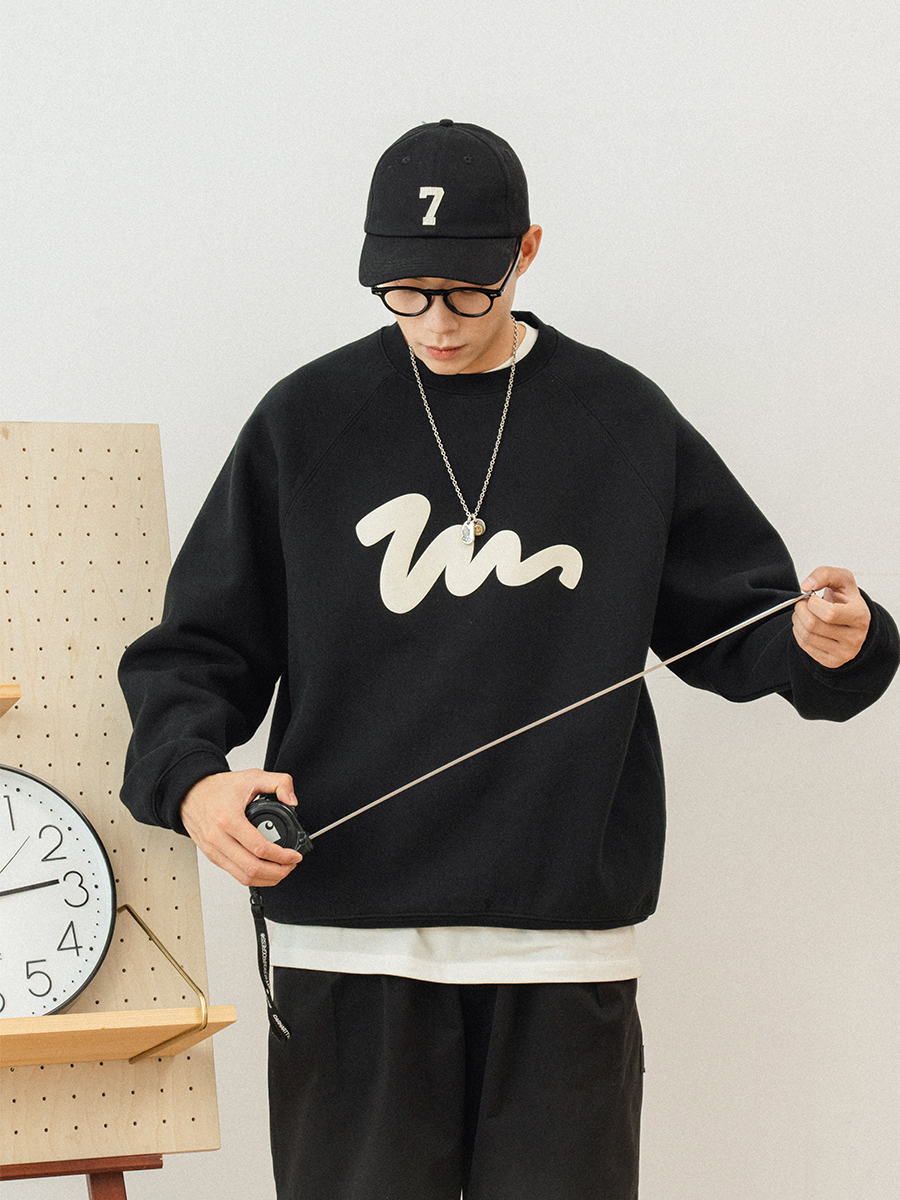 714street Man's and WoMen's crew neck sweatshirt 7S 023 Streetwear,221324