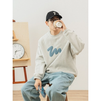 714street Man's and WoMen's crew neck sweatshirt 7S 023 Streetwear,221324 02