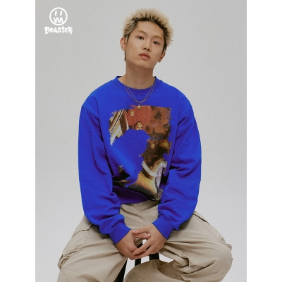 Beaster Man's and Women's Round neck sweatshirt BR L131 Streetwear, B31408X079 02