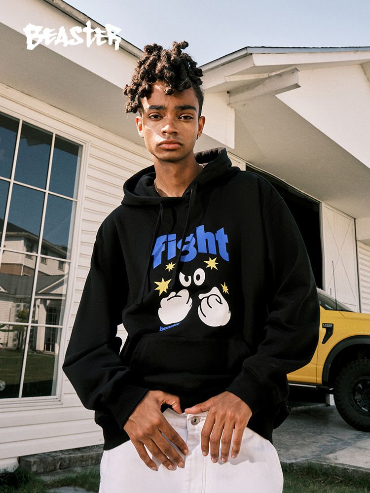 Beaster Man's and Women's hoodie sweatshirt BR L139 Streetwear, B34408S258