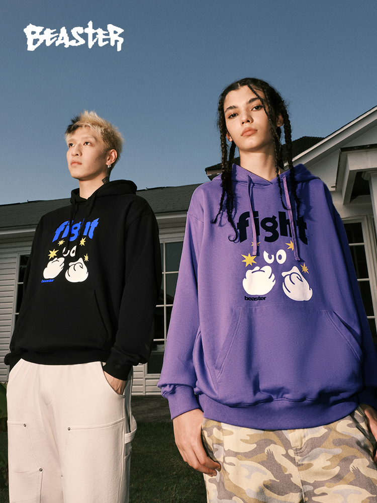 Beaster Man's and Women's hoodie sweatshirt BR L139 Streetwear, B34408S258