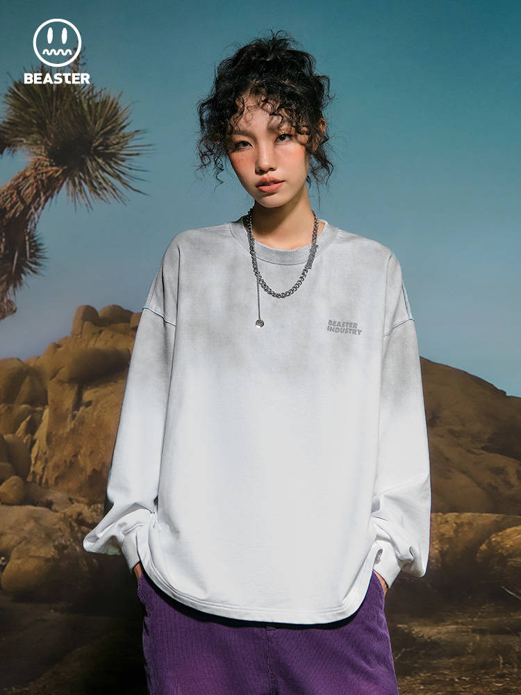 Beaster Man's and Women's Round neck  sweatshirt BR L136 Streetwear, B24608U017
