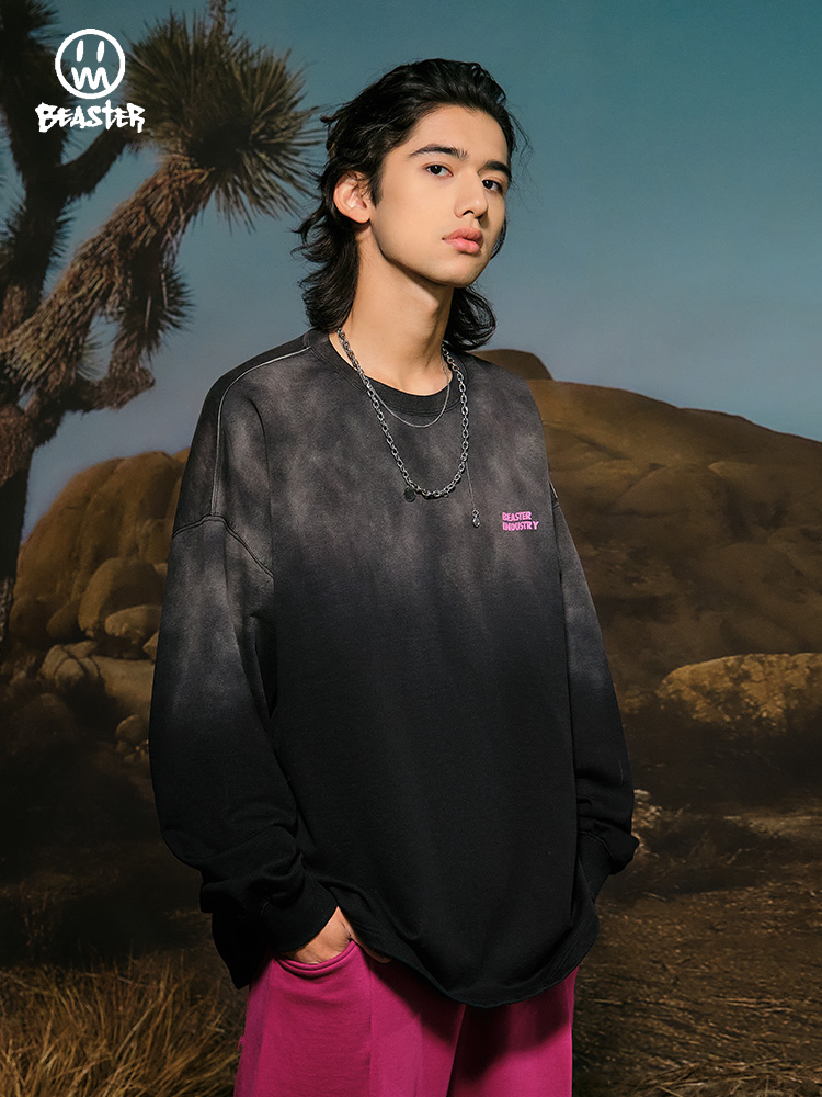 Beaster Man's and Women's Round neck  sweatshirt BR L136 Streetwear, B24608U017