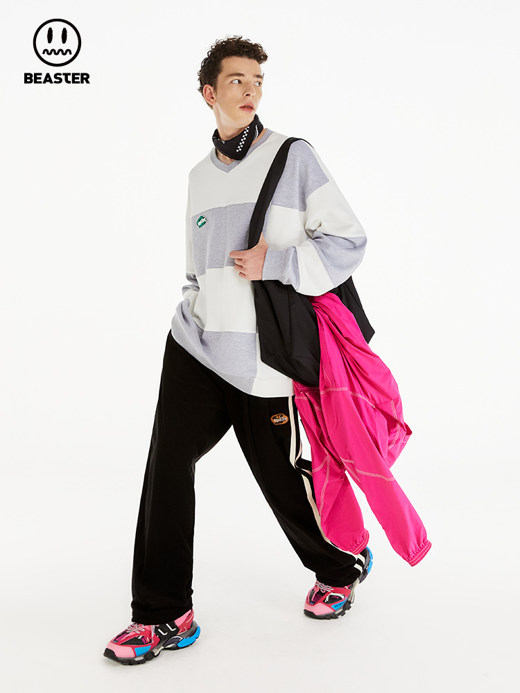 Beaster Man's and Women's Round neck  sweatshirt BR L137 Streetwear, B23308D009