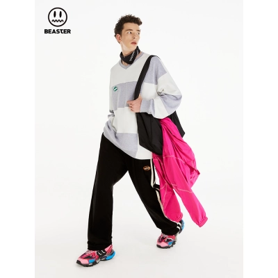 Beaster Man's and Women's Round neck  sweatshirt BR L137 Streetwear, B23308D009 02