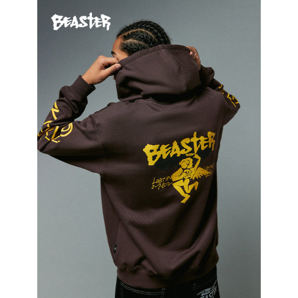 Beaster Man's hoodie sweatshirt BR L146 Streetwear, B33308A261