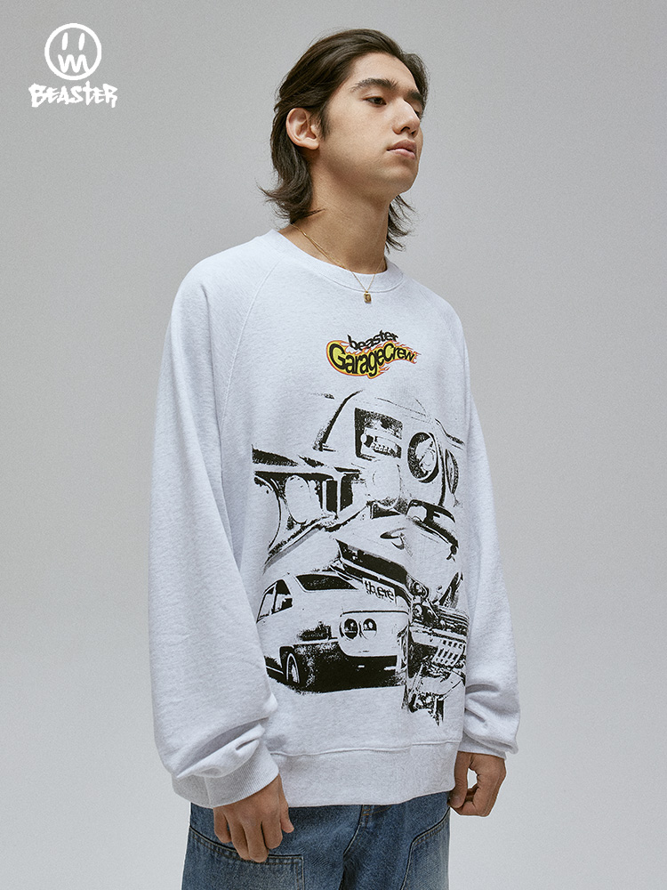 Beaster Man's Round neck sweatshirt BR L134 Streetwear, B31508A124