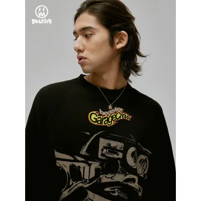 Beaster Man's Round neck sweatshirt BR L134 Streetwear, B31508A124 02