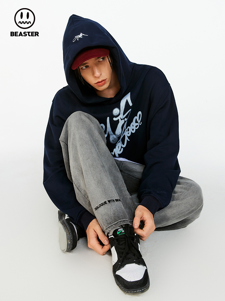 Beaster man's and Women's andand Women's hoodie sweatshirt BR L087 Streetwear, B23308S076