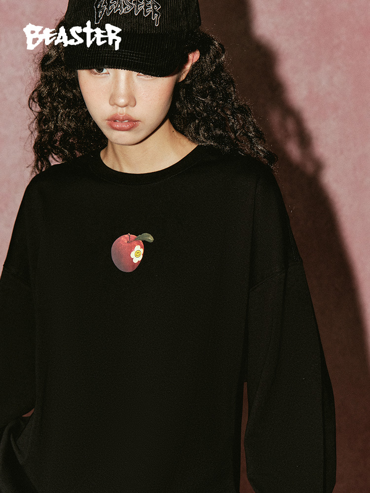 Beaster man's and Women's crew neck sweatshirt BR L055 Streetwear, B035073056