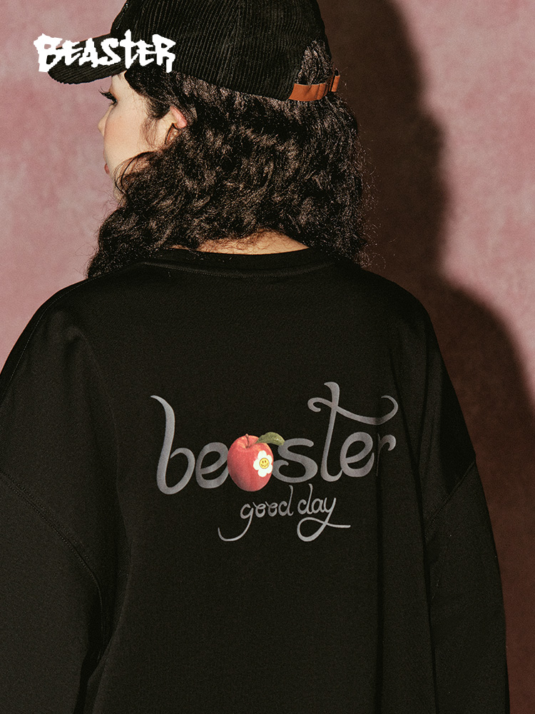 Beaster man's and Women's crew neck sweatshirt BR L055 Streetwear, B035073056